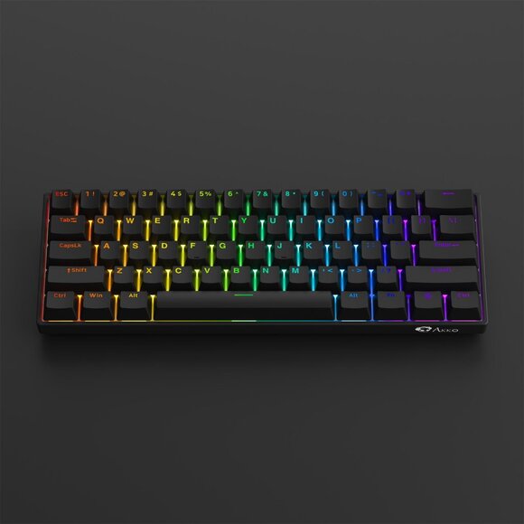 61-Key Wired Mechanical Gaming Keyboard with Rapid Trigger and RGB Backlight - Picture 1 of 5